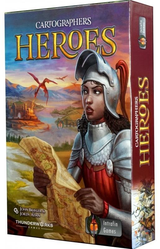 Cartographers - Heroes NL | Intrafin Games -, Hobby en Vrije tijd, Gezelschapsspellen | Bordspellen, Nieuw, Verzenden