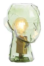 Light & Living Tafellamp Head Ø20cm, kleur Groen, Huis en Inrichting, Lampen | Tafellampen, Nieuw, Glas, Verzenden