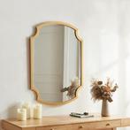 [en.casa] Wandspiegel Aura 80x55 cm goudkleurig, Huis en Inrichting, Woonaccessoires | Spiegels, Nieuw, Verzenden