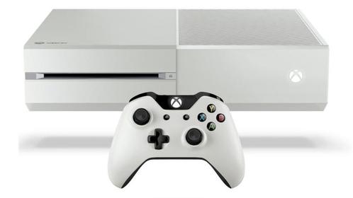 Xbox One 500GB Wit + Controller (Xbox One Spelcomputers), Spelcomputers en Games, Spelcomputers | Xbox One, Zo goed als nieuw