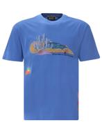 50% Scotch & Soda  T-Shirts  maat M, Kleding | Heren, T-shirts, Nieuw, Blauw, Verzenden