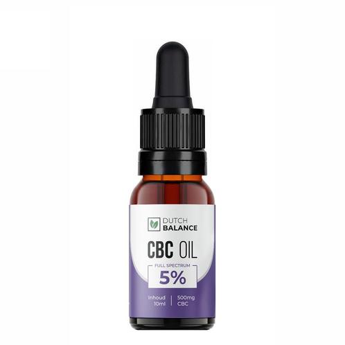 Dutch Balance CBC olie full spectrum 5% 10 ml 500 mg CBC, Sport en Fitness, Gezondheidsproducten en Wellness, Verzenden