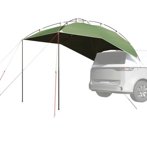 vidaXL Autotent waterdicht groen, Caravans en Kamperen, Tenten, Nieuw, tot en met 2, Verzenden