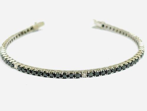 Armband - 18 karaat Witgoud - 6.95ct. tw. Diamant, Sieraden, Tassen en Uiterlijk, Armbanden