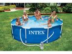 INTEX Frame Pool 305 zwembad incl filterpomp OP VOORRAAD, Verzenden, Minder dan 80 cm, Rond, Opzetzwembad