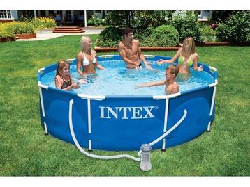 INTEX Frame Pool 305 zwembad incl filterpomp OP VOORRAAD beschikbaar voor biedingen
