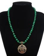 Emeraude - Beschermcollier - Keltische knoop van de Trinité,