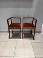 Stoel (2) - Beuken - Art-deco fauteuils