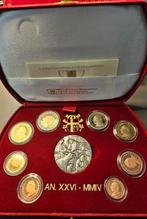 Vaticaan. Proof Set 2004 (incl. medaglia in argento) (Zonder, Postzegels en Munten, Munten | Europa | Euromunten