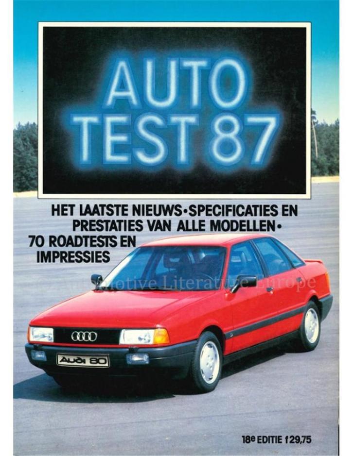 1987 AUTOTEST JAARBOEK NEDERLANDS, Boeken, Auto's | Folders en Tijdschriften