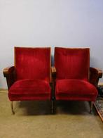 Stoel (2) - Eik - Vintage theaterstoelen, Antiek en Kunst, Curiosa en Brocante
