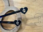 Houten klok dog paw, Verzenden, Nieuw, Analoog, Wandklok