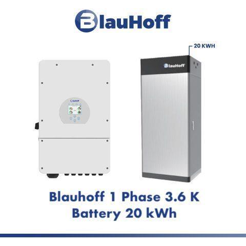 Blauhoff Home 3.6K/20kWh 1 Fase Systeem, Doe-het-zelf en Verbouw, Overige Doe-het-zelf en Verbouw