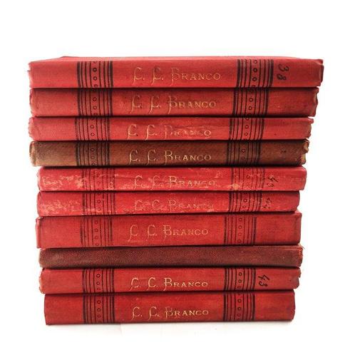 Camilo Castelo Branco - Lot with 10 Literature Books - 1927, Antiek en Kunst, Antiek | Boeken en Bijbels
