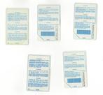 Collectie telefoonkaarten - 5 VELDEN P13-P14-P16-P17-P18 -