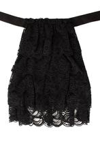 Jabot Kanten Kraag Zwart Donker Klassiek Vintage Victoriaans, Kleding | Heren, Ophalen of Verzenden, Nieuw, Overige maten, Carnaval