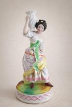 Figuur - Antike Porzellanfigur – Rokoko Dame mit Krug –