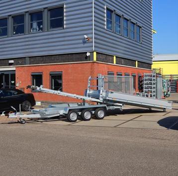 Contrans Plateauwagen +bakwagen +kipper +afzetten +schaft beschikbaar voor biedingen