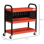 TRUUSK Werkbank 100 Kg Belastbaar, Rood, Ideaal Voor Garage,, Doe-het-zelf en Verbouw, Kratten en Dozen, Verzenden, Nieuw