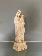 Beeld, Madonna met kind - 29 cm - Porselein, Antiek en Kunst
