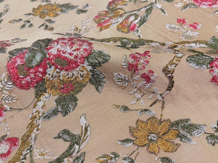 Verborgen tuin in zijde - Meubelstof - 2.5 m - 1.4 m, Antiek en Kunst, Antiek | Kleden en Textiel