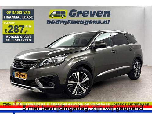 Peugeot 5008 1.2 PureTech Allure 7 Persoons LED Trekh Sfeer, Auto's, Peugeot, Automaat, Benzine, Zilver of Grijs, B, Verzenden