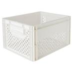 Fast Rider Kunststof Fietskrat Medium 25 liter Wit, Fietsen en Brommers, Fietsaccessoires | Fietsmanden, Verzenden, Nieuw