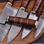 Keukenmes - Chefs knife - Hout en handgemaakt gevouwen