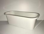 Bloembak Wit lengte 40cm (set van 2) (Plantenbakken), Tuin en Terras, Bloembakken en Plantenbakken, Verzenden, Nieuw
