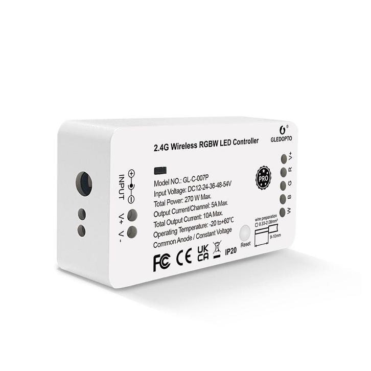 GLEDOPTO GL-C-007P ledcontroller - RGB(W) - Zigbee 3.0 en RF, Hobby en Vrije tijd, Elektronica-componenten, Verzenden
