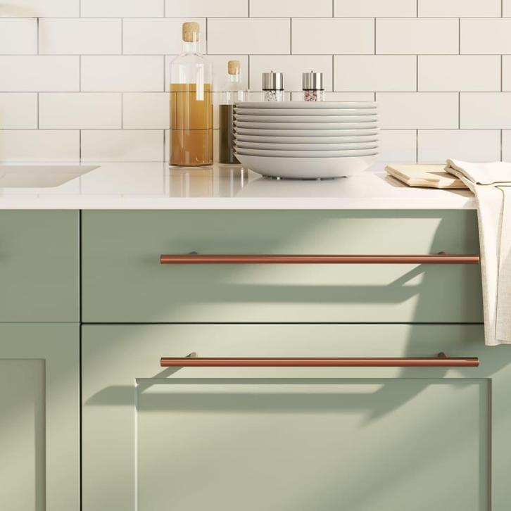 vidaXL Handvatten 20 st 320 mm roestvrij staal bronskleurig, Doe-het-zelf en Verbouw, Hang- en Sluitwerk, Nieuw, Verzenden