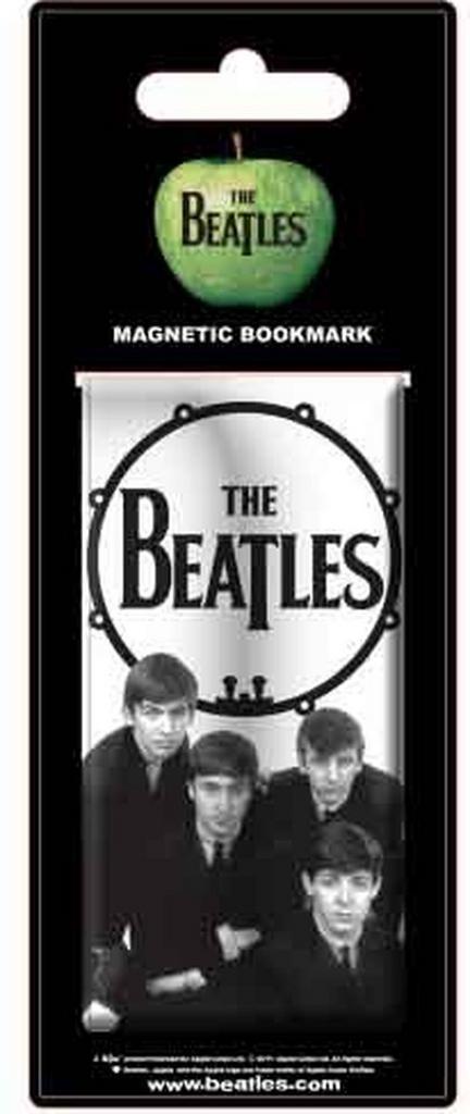 The Beatles - Drumhead - Boekenlegger - Magnetisch off merch, Verzamelen, Muziek, Artiesten en Beroemdheden, Gebruiksvoorwerp