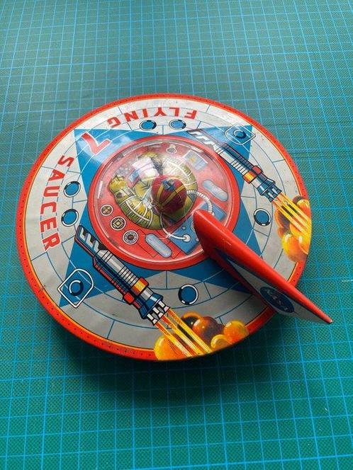 Marubishi - Speelgoed raket Flying Saucer 7 Japanese Space, Antiek en Kunst, Antiek | Speelgoed