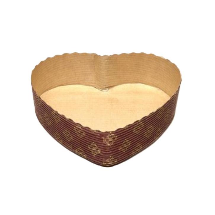 Bakvorm Karton Hart 13,3x13x3,5cm (per stuk), Hobby en Vrije tijd, Taarten en Cupcakes maken, Nieuw, Verzenden