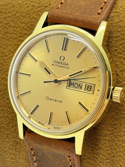 Omega - Geneve Automatic Day Date Cal 1022 - Zonder, Sieraden, Tassen en Uiterlijk, Horloges | Heren