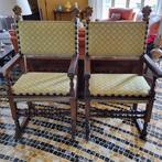 Stoel (2) - Walnoot - fauteuils in Renaissance-stijl, Antiek en Kunst