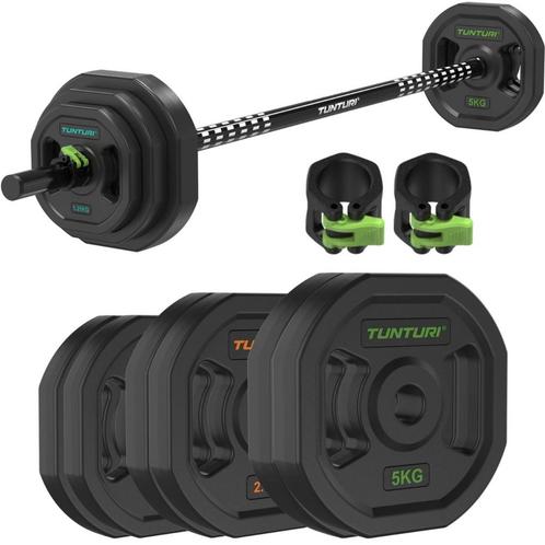 Tunturi Aerobic Pump Set Pro 20 kg - Halterset van rubber, Sport en Fitness, Fitnessmaterialen, Nieuw, Verzenden