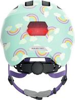 Abus Kinderhelm Smiley 3.0 maat M - Led Blue Rainbow, Ophalen of Verzenden, Gebruikt, Abus