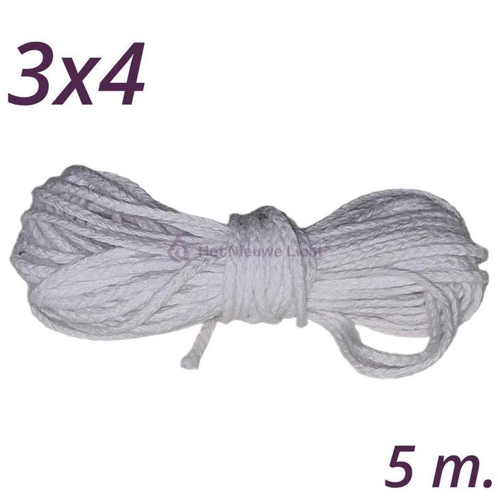 Kaars Lont 3×4, Hobby en Vrije tijd, Knutselen, Nieuw, Materiaal, Ophalen of Verzenden