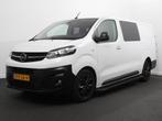 Opel Vivaro 145pk L3H1 Dubbele Cabine Sport Edition, Stof, Gebruikt, Euro 6, Wit