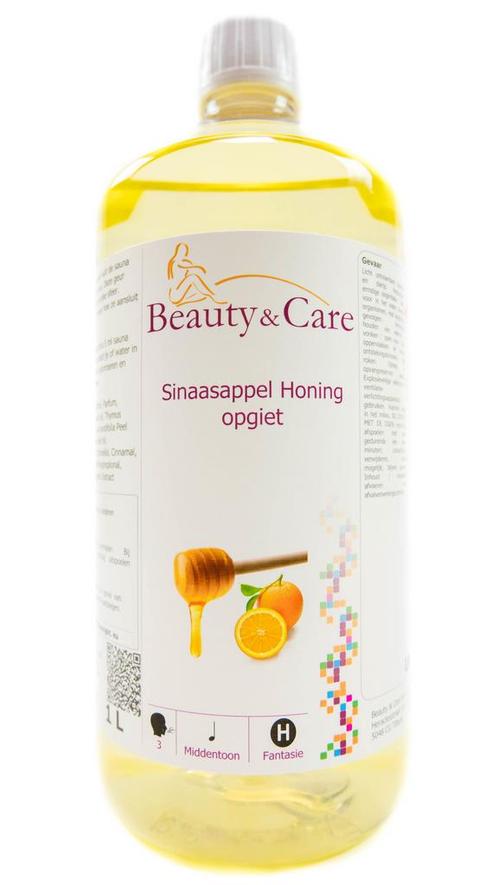 Beauty & Care Sinaasappel Honing opgiet 1 L.  new, Sport en Fitness, Sauna, Fins of Traditioneel, Toebehoren, Nieuw, Ophalen of Verzenden