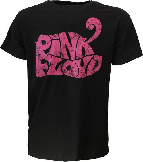 shirts - Pink Floyd Swirl Logo T-Shirt  - Size L Black, Verzamelen, Muziek, Artiesten en Beroemdheden, Zo goed als nieuw, Verzenden