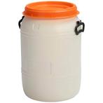 Voerton 60 liter wit - Kunststof vaten van Voertonnen.nl, Dieren en Toebehoren, Dierenvoeding