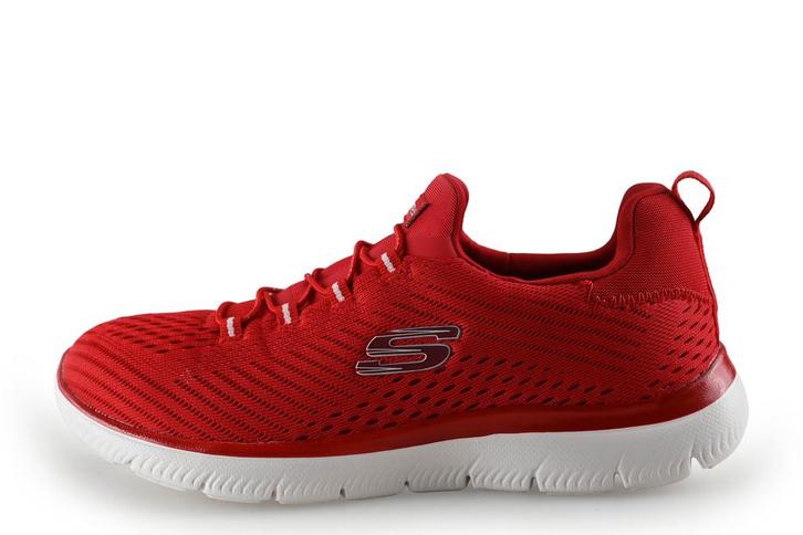 Skechers Instappers in maat 37 Rood | 10% korting, Kleding | Dames, Schoenen, Rood, Zo goed als nieuw, Instappers, Verzenden