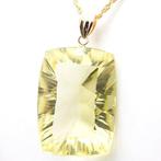 Zonder Minimumprijs - Ketting met hanger - 18 karaat Geel