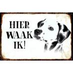 Wandbord - Hier Waak Ik – Dalmatiër, Ophalen of Verzenden, Nieuw