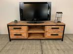 TV Meubel Industrieel Drawer - 140 x 40 x 55 cm - Meerdere, Ophalen of Verzenden, Nieuw