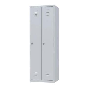 Nieuwe metalen locker | 2 deurs - 2 delig | kluisjes | zwart