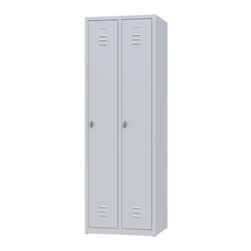 Nieuwe metalen locker | 2 deurs - 2 delig | kluisjes | zwart, Huis en Inrichting, Kasten | Lockerkasten, Nieuw, Ophalen of Verzenden