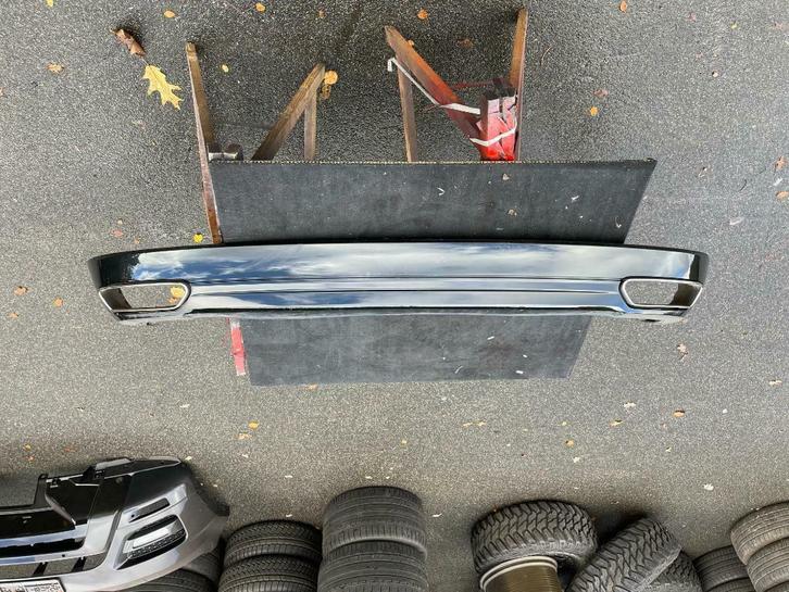 Achterbumper / Diffuser Audi 2017 A8 S-Line Exhaust Tips, Auto-onderdelen, Carrosserie en Plaatwerk, Gebruikt, Audi, Achter, Bumper